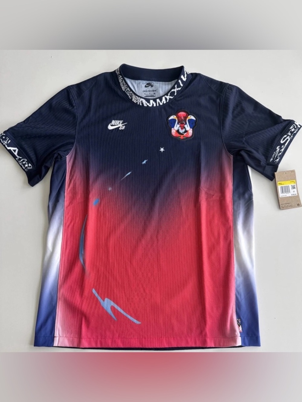 Men's Nike SB Team USA Olympics Dri-FIT ADV S/S Skate Jersey FZ4066-451 Size S